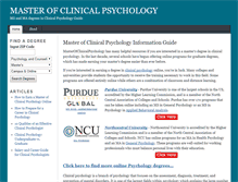 Tablet Screenshot of masterofclinicalpsychology.com